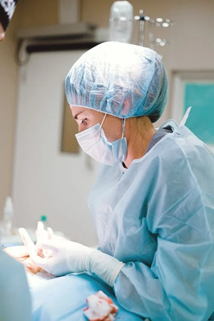 Doctor in surgery room
